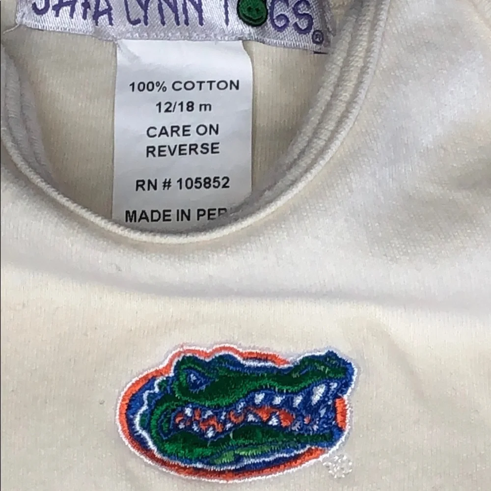 Baby Florida Gators onesie off-white sz 12-18 mos‎